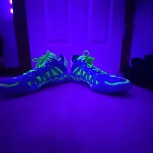 Size 10 Dames 6 jamfest Adidas Dame 6 JamFest McDonalds Green Blue Shoes FW4507  main image 4